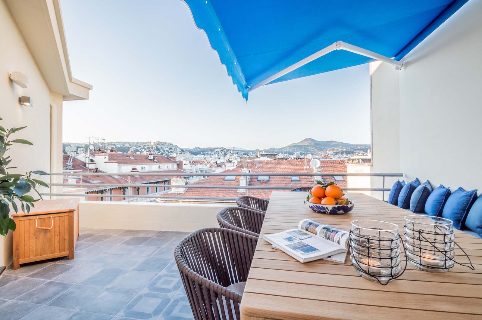 Utsikt fra nordvendt terrasse Galleribilde