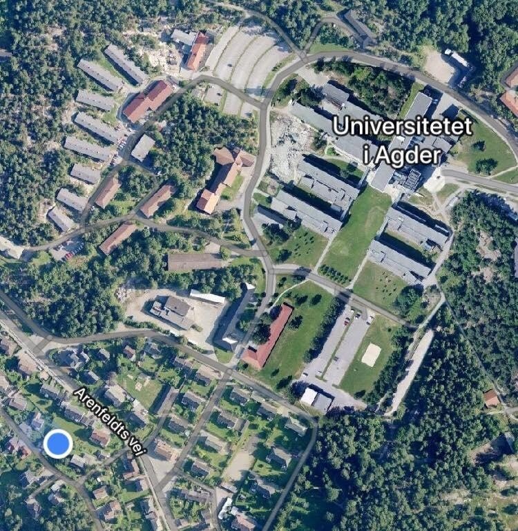 5 minutters gange fra UiA Galleribilde