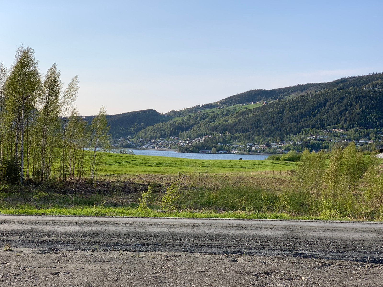 Utsikt fra terrassen Galleribilde