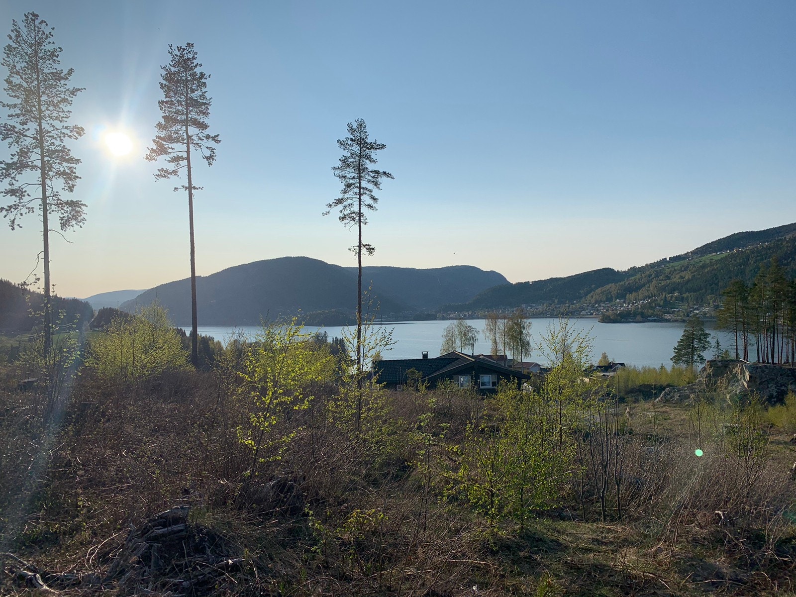 Utsikt fra tursti i området Galleribilde