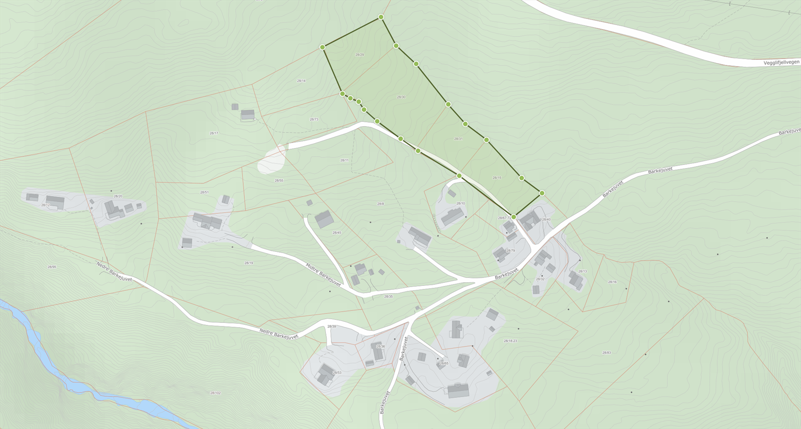 Omtrentlig innfelling. Galleribilde