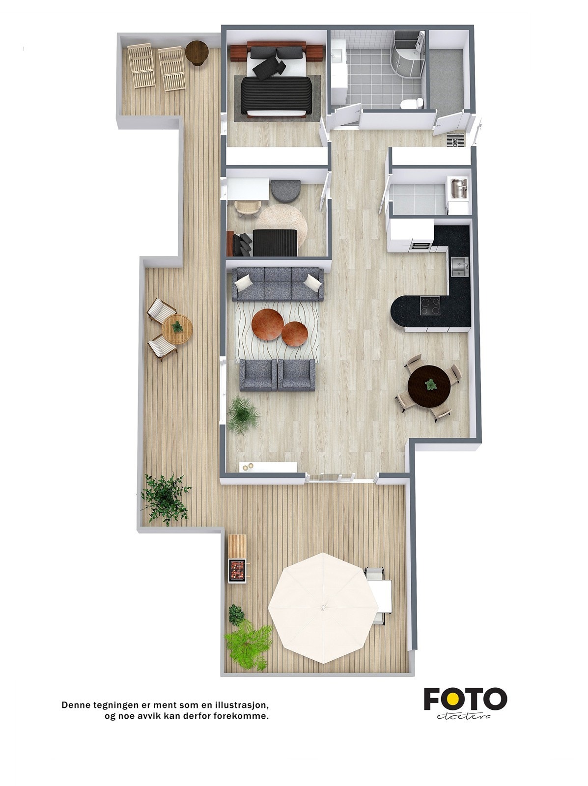 Planillustrasjon Galleribilde