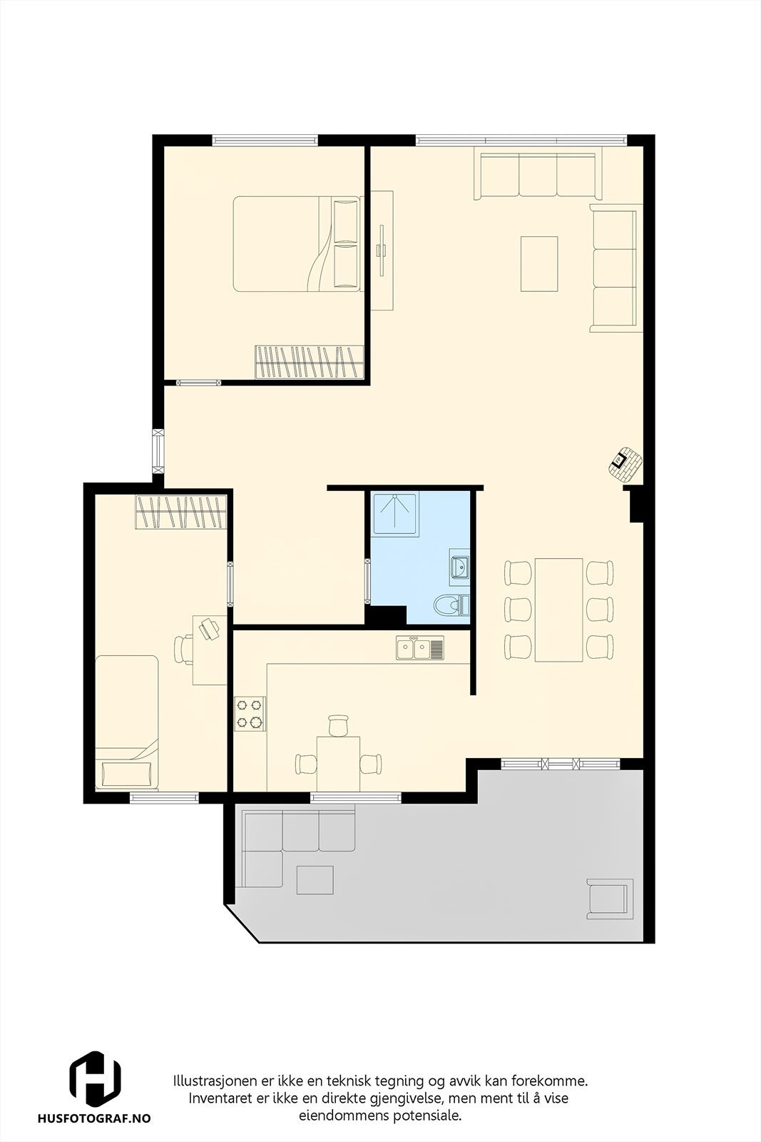 Plantegning Galleribilde