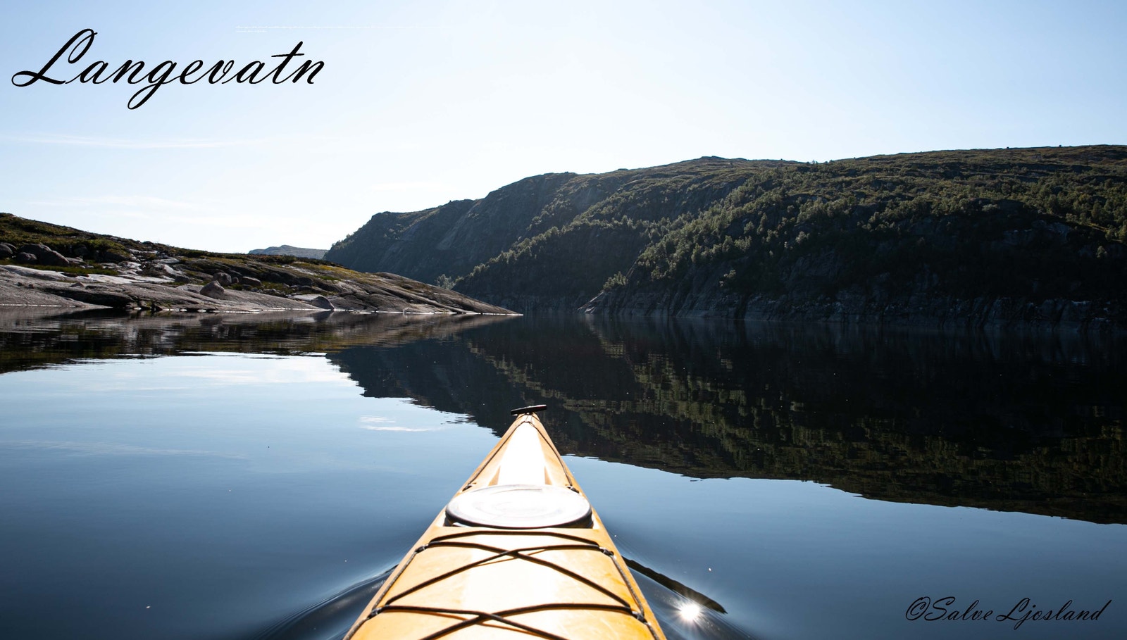 Kajakk på Langevatn Galleribilde