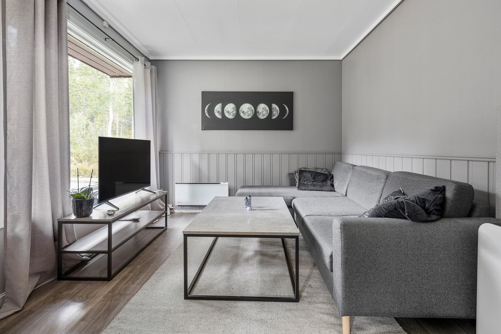 Åpen stue- og kjøkkenløsning Galleribilde