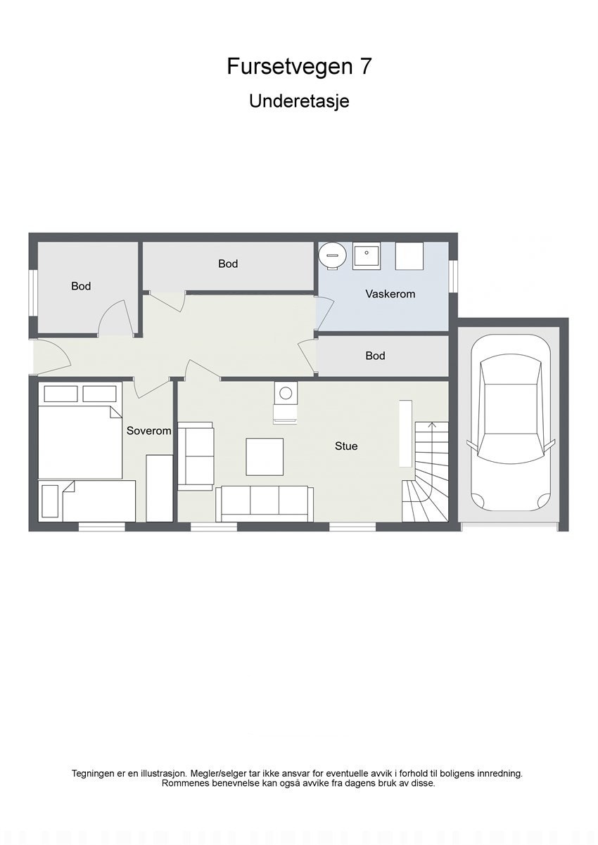 Plantegning 2D - U.etg Galleribilde