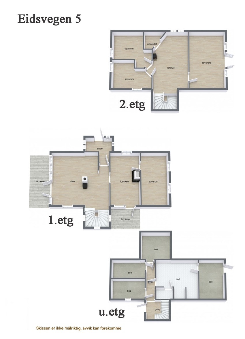 Plantegning Galleribilde