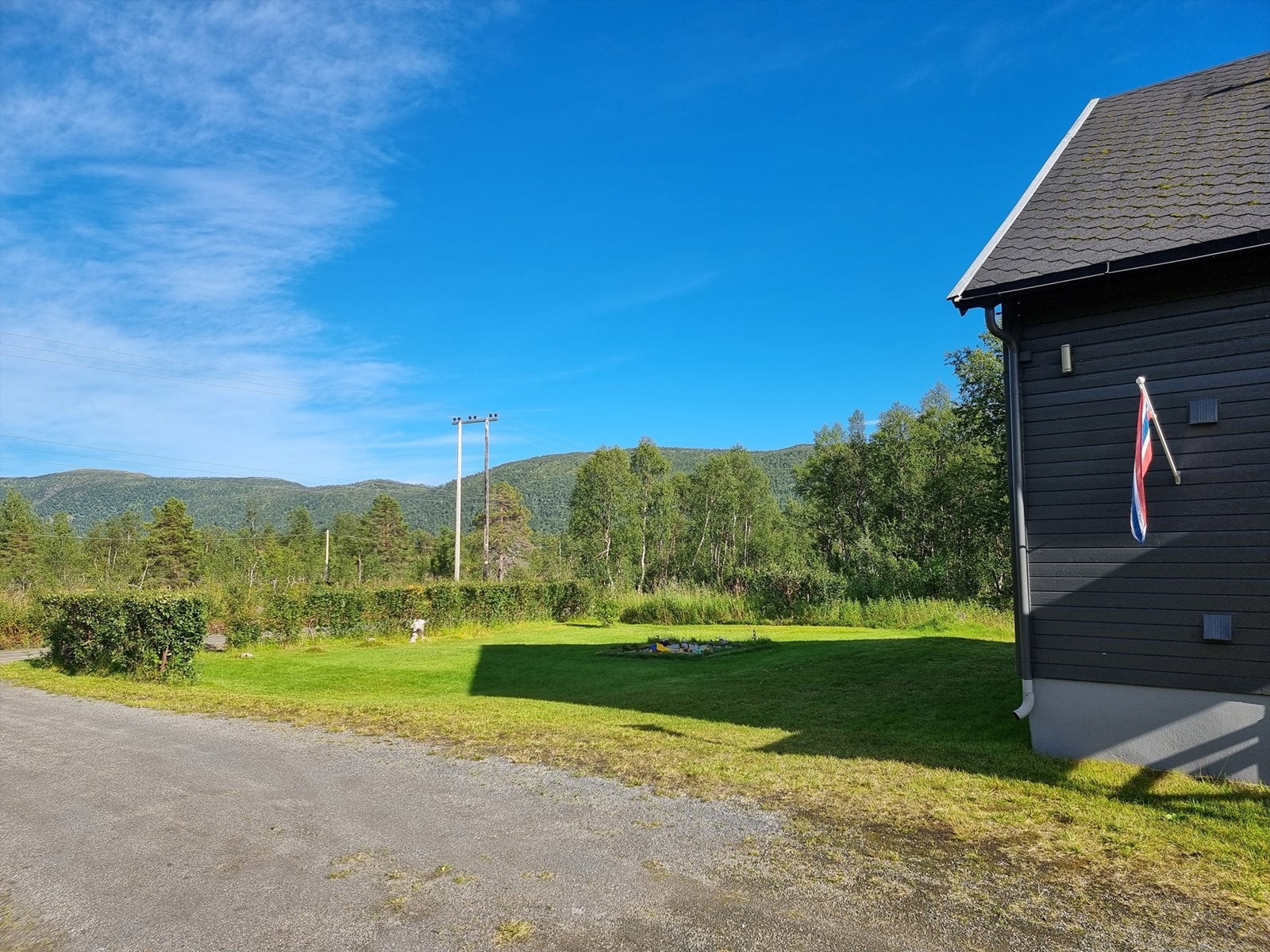 Flott uteområde. Galleribilde