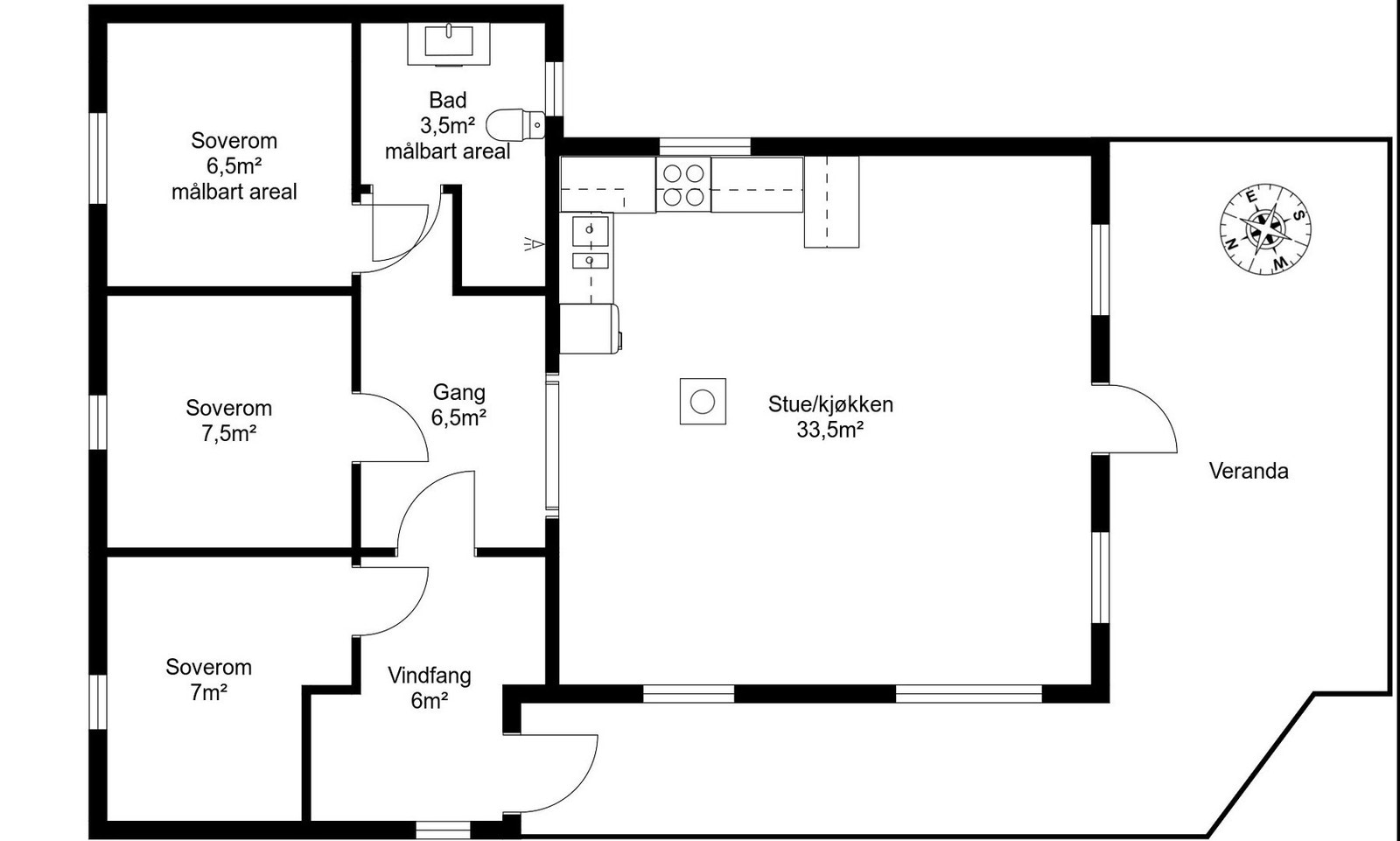 Planskisse Galleribilde