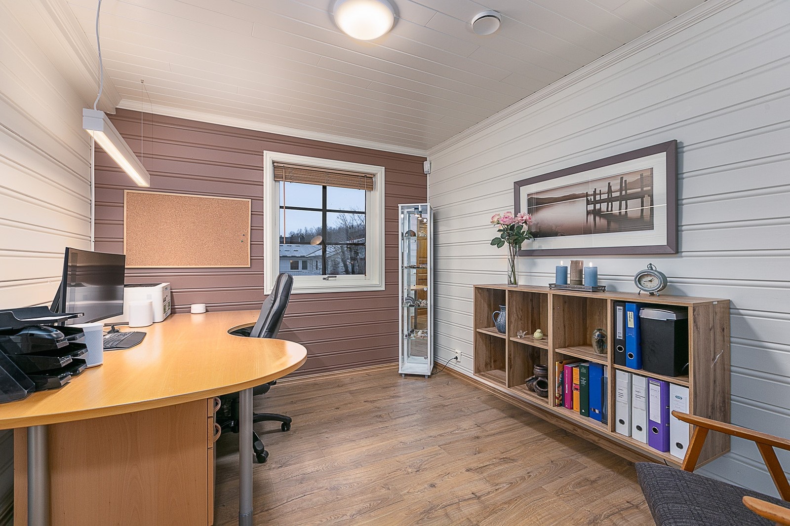 Rom som idag benyttes som kontor. Galleribilde