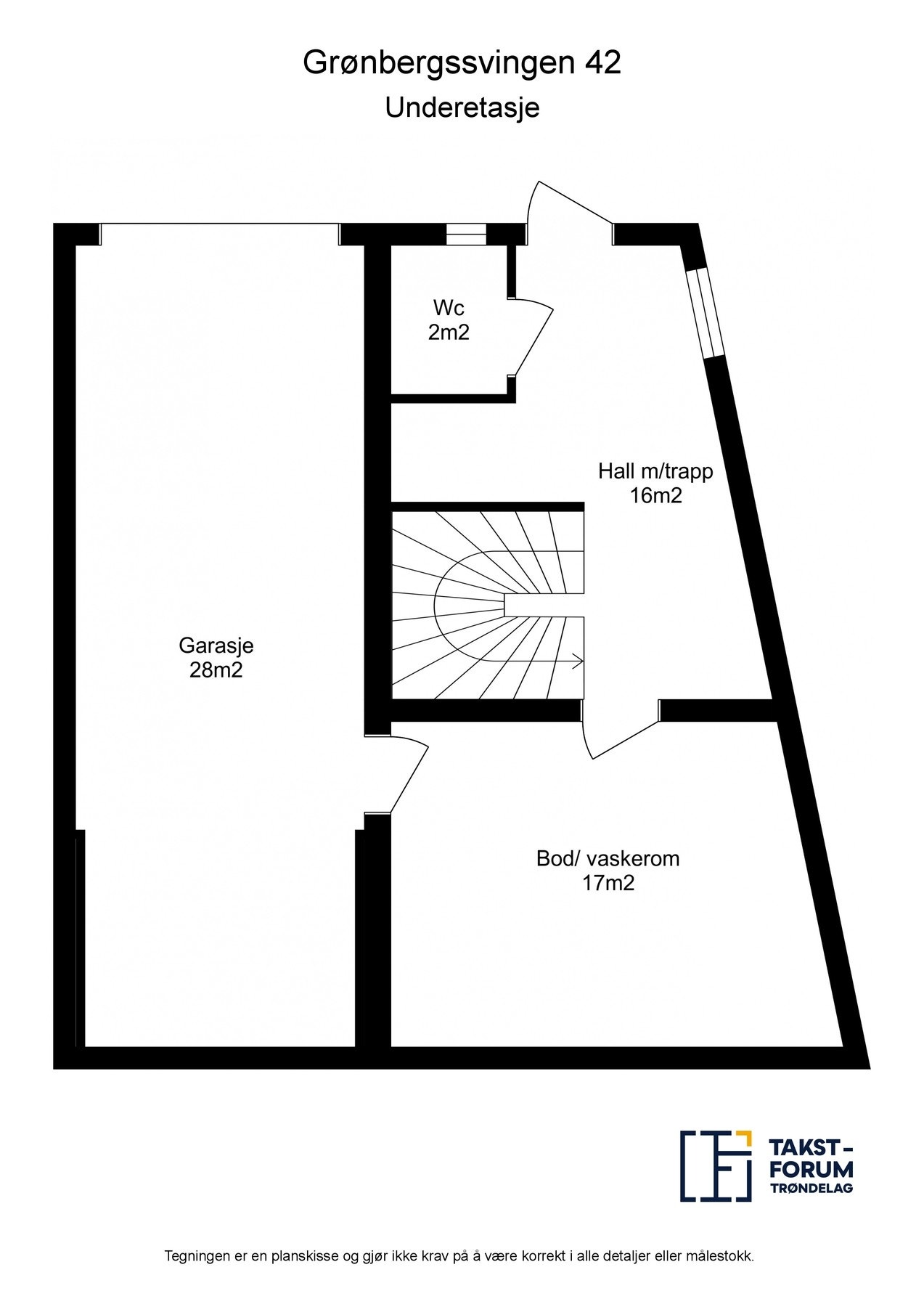 Plantegning sokkel Galleribilde