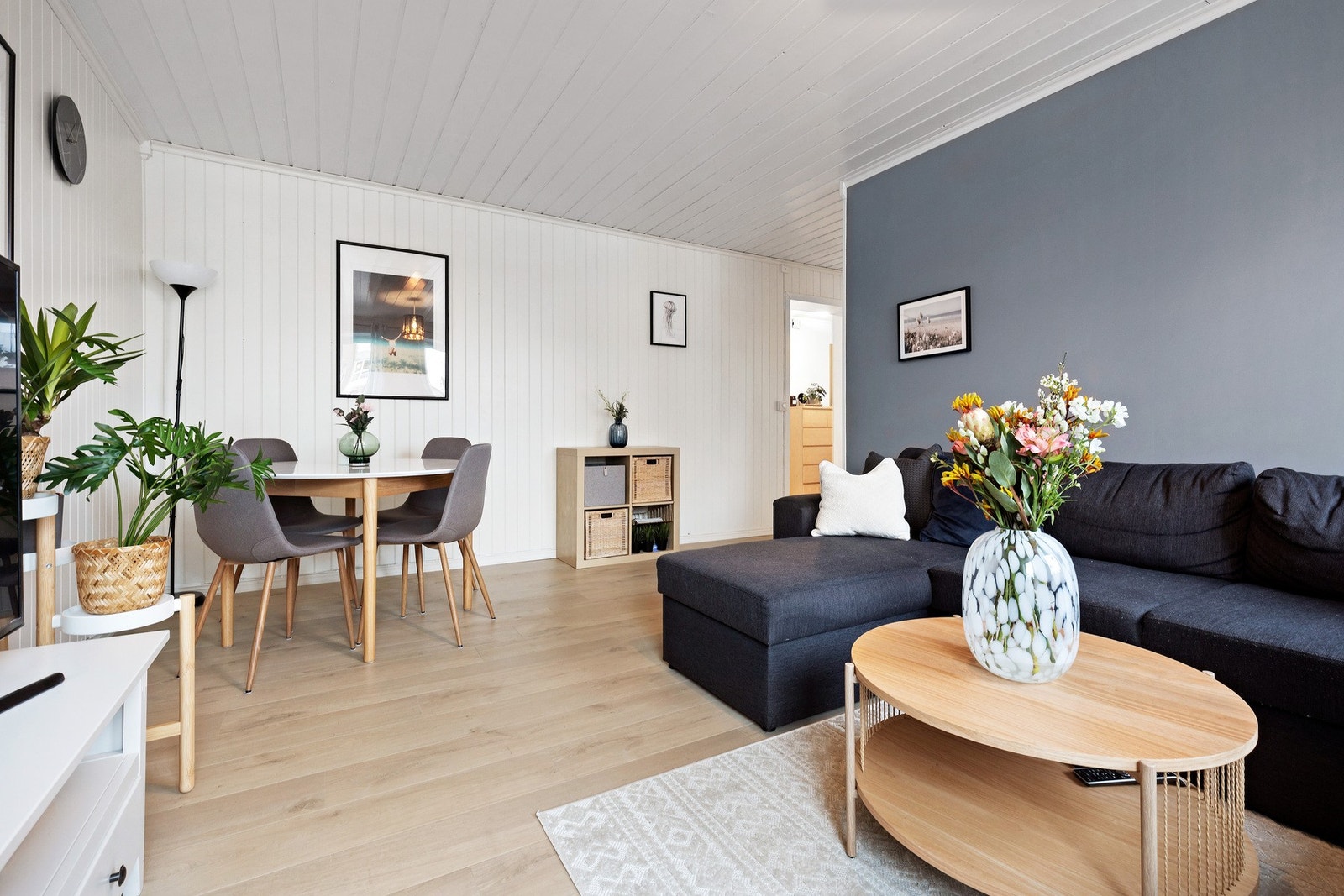 Flott stueløsning på 20,5 m2. Galleribilde