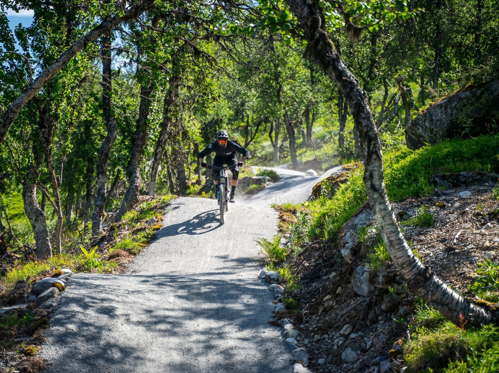 Den nye flytstien i heisanlegget er en opplevelse! Foto Lars Storheim, Hallingdal Rides. Galleribilde