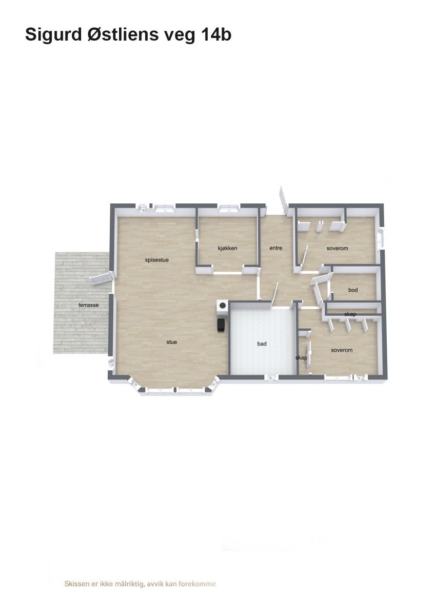 Plantegning Galleribilde