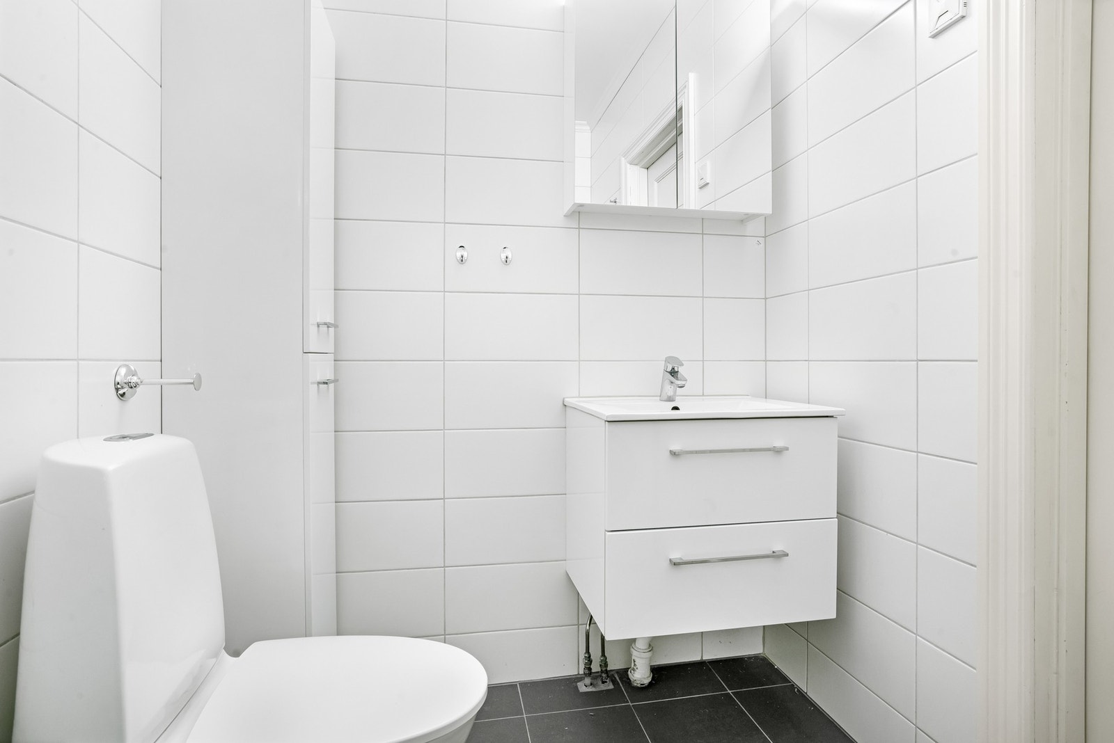 Bad med varme i gulv. Galleribilde
