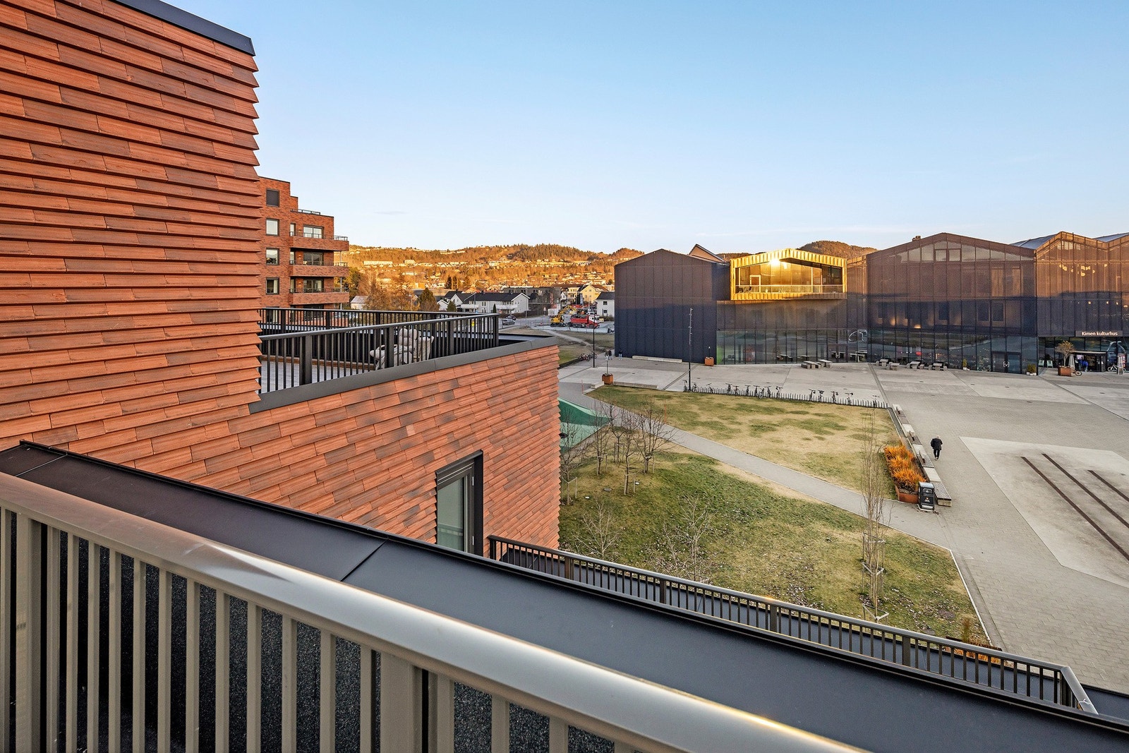 Utsikt fra terrasse Galleribilde