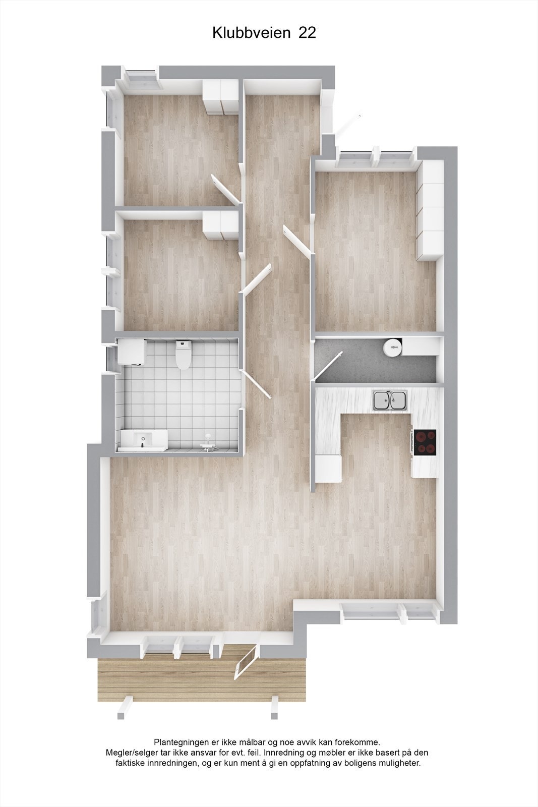 Planskisse 3D Galleribilde