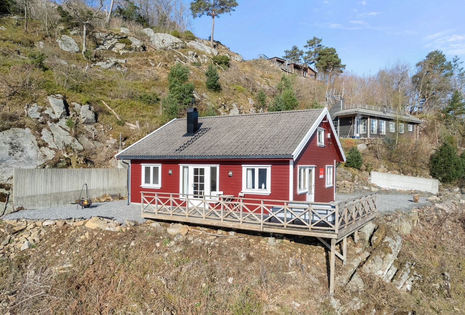 Tomteparsell for hytta vil ha et areal på ca. 600m2 Galleribilde