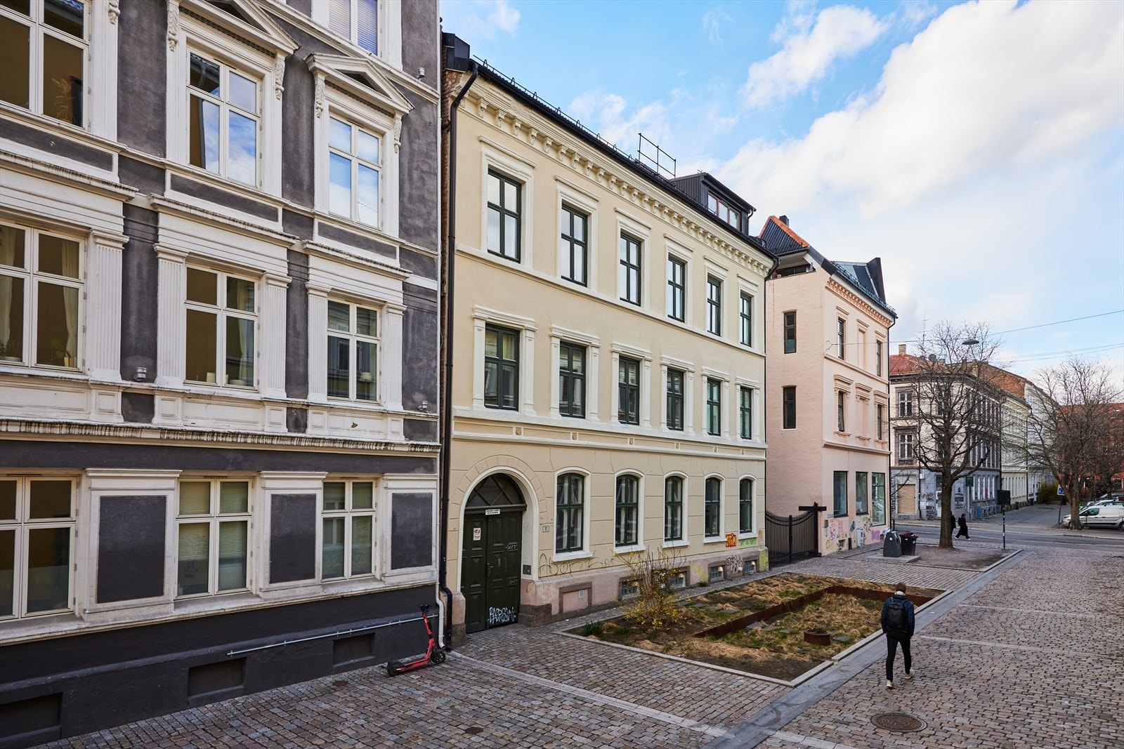 Deichmans gate er en rolig og tilbaketrukket gate. Galleribilde