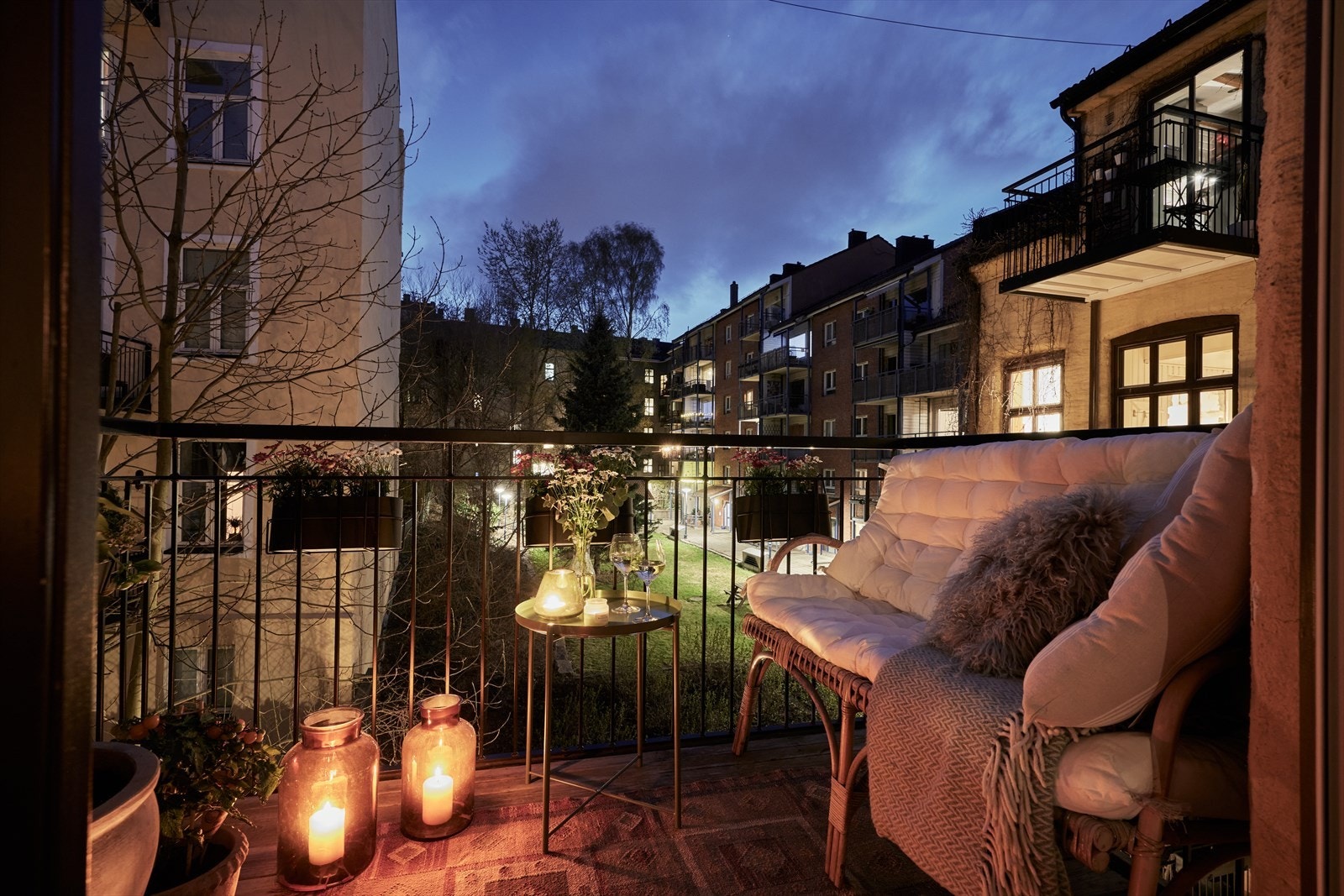 Her kan du nyte sommerdager og kvelder. Galleribilde