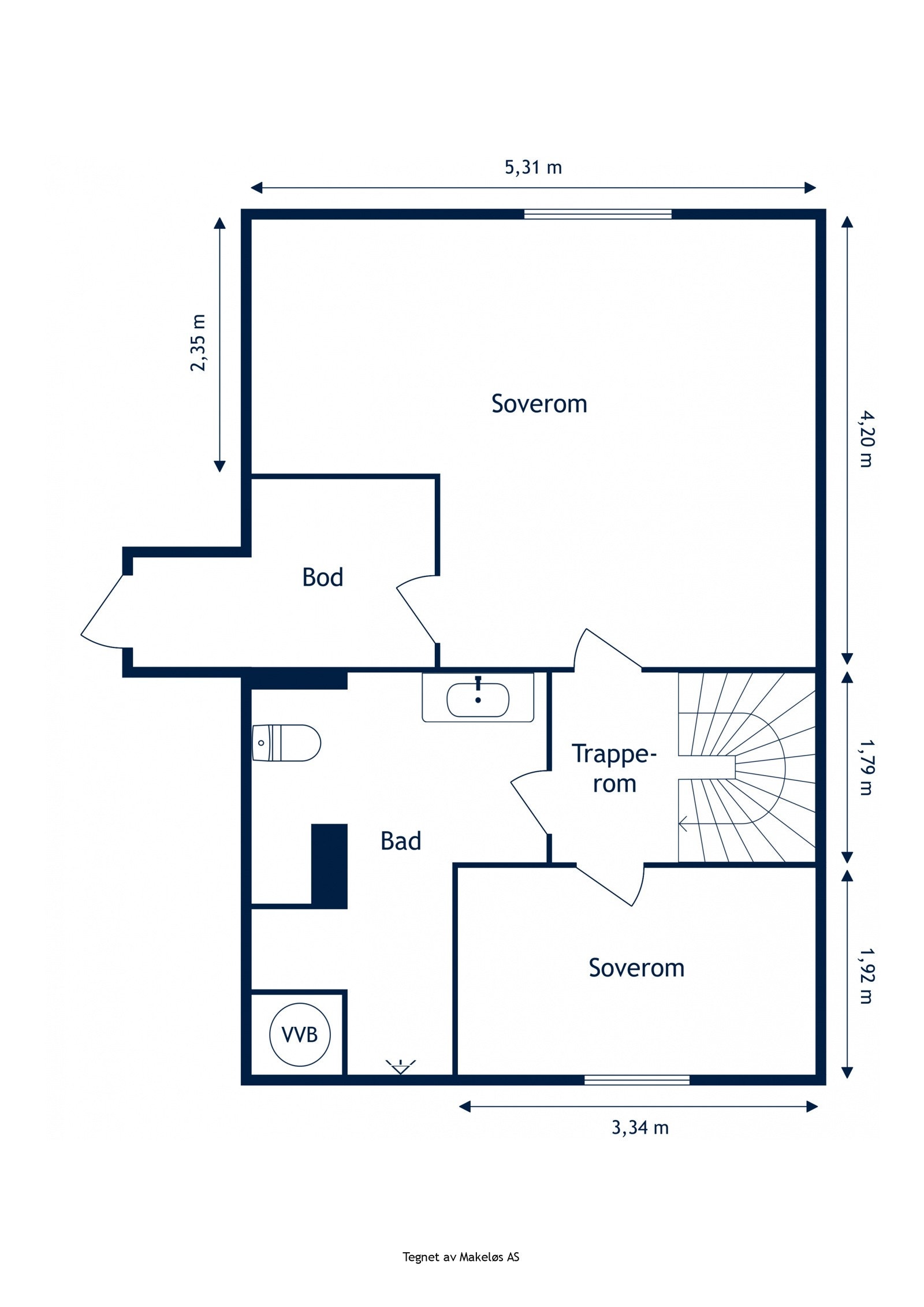 Plantegning kjelleretasje. Galleribilde