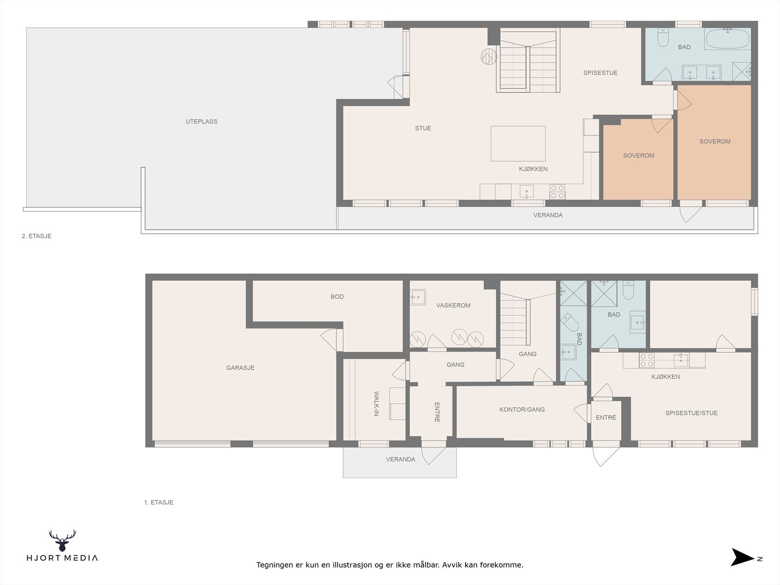 Plantegning Galleribilde
