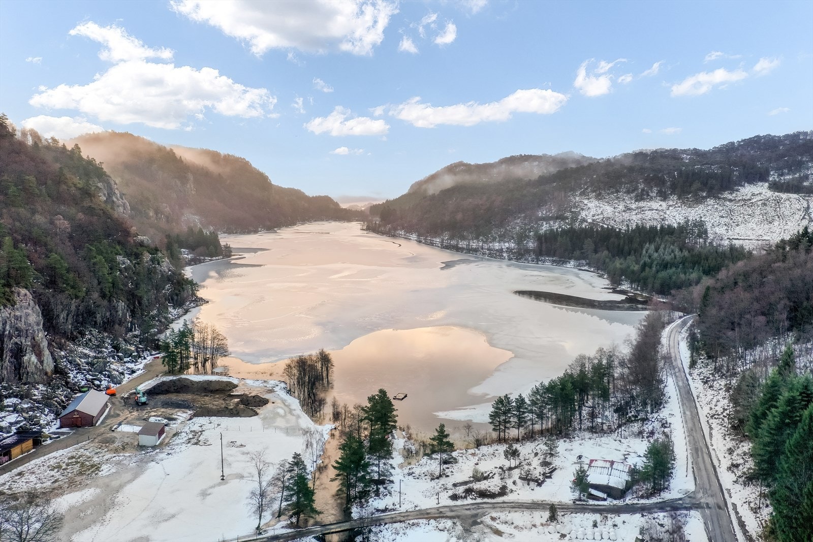 Dronefoto Galleribilde