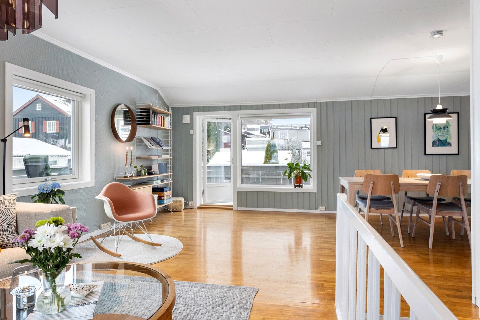 Boligens endebeliggenhet gir ekstra mye lysinnslipp Galleribilde