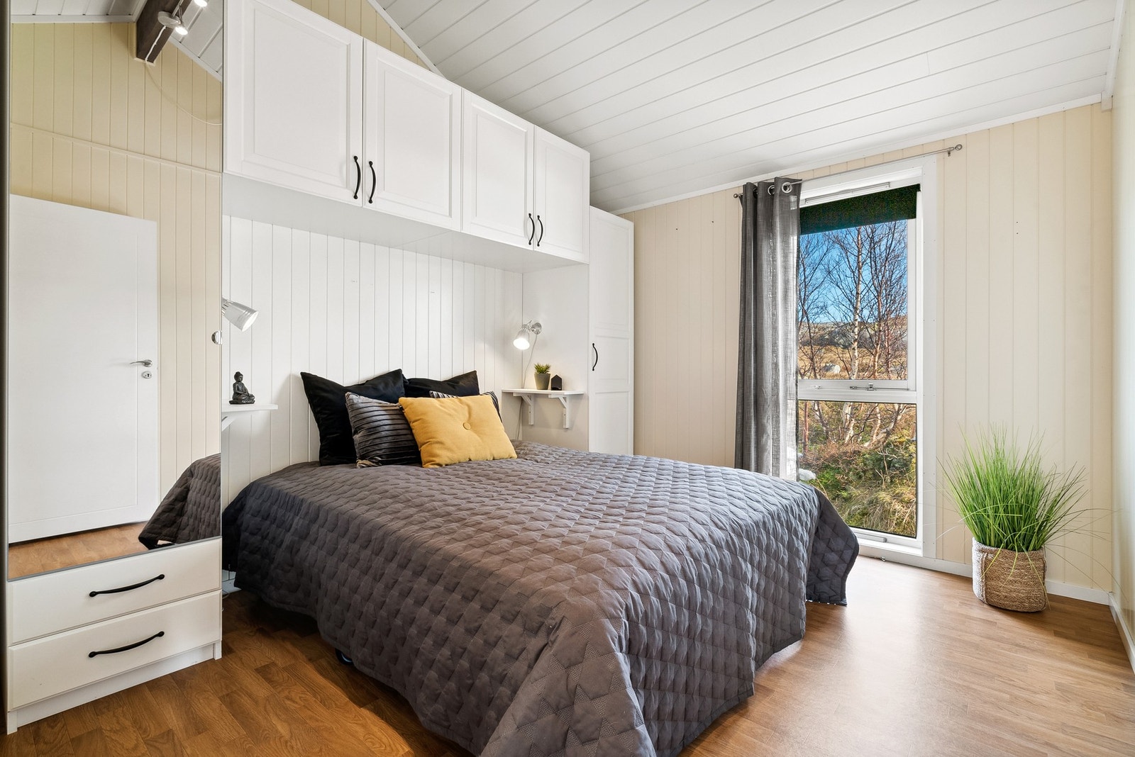 Det er tre soverom i boligen Galleribilde