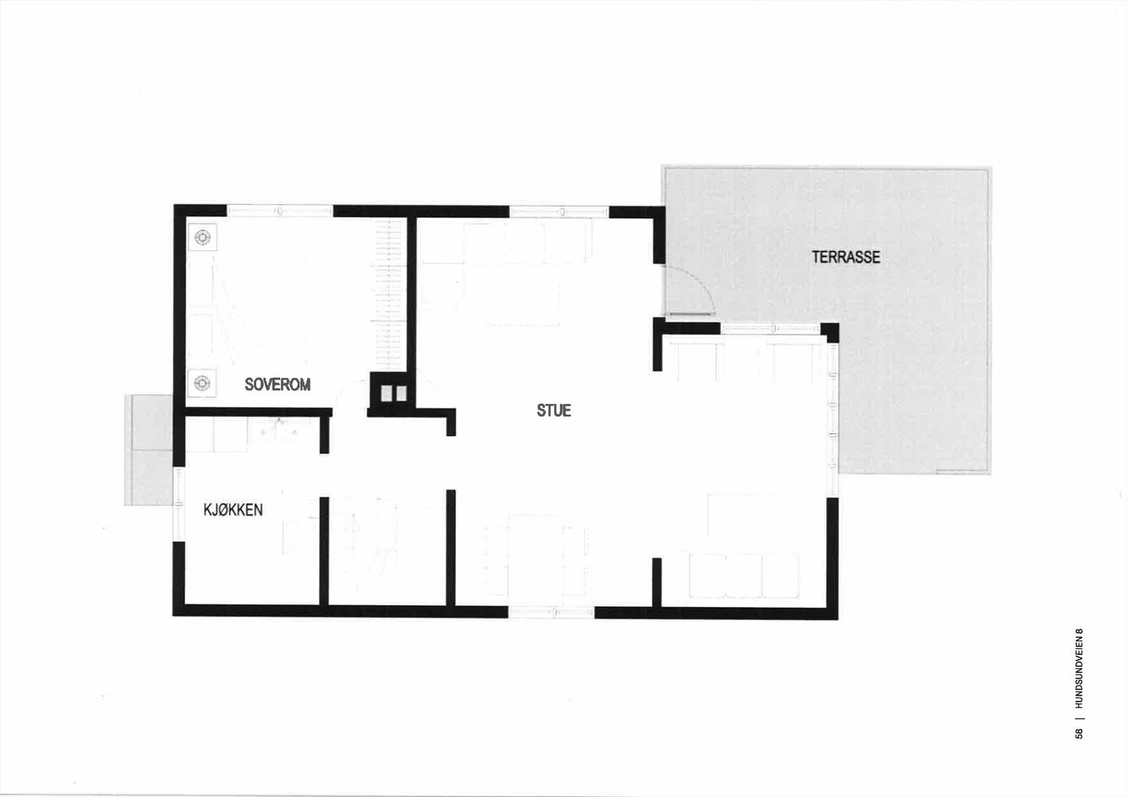 Plantegning 1. etasje. Galleribilde