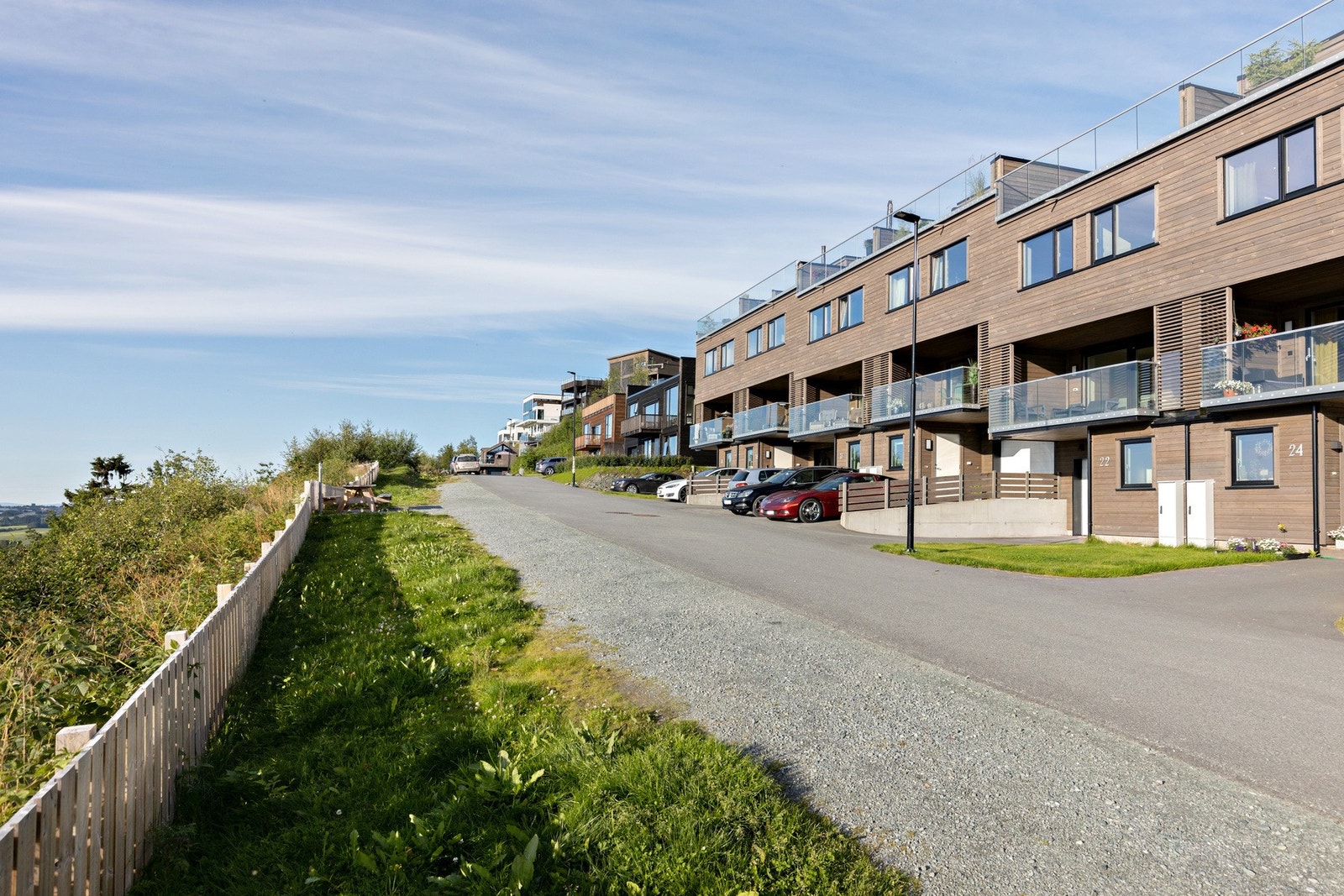 Rønningstrøa er et nyetablert boligfelt med svært kort vei til marka og Løvset barnehage Galleribilde
