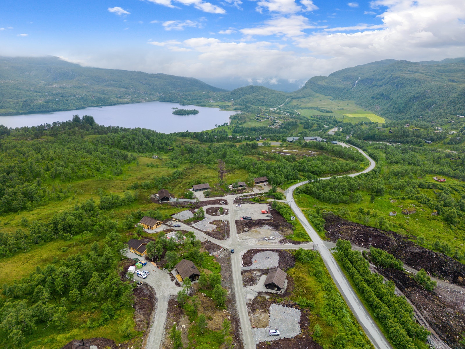 Utsikt mot Mosvatnet Galleribilde