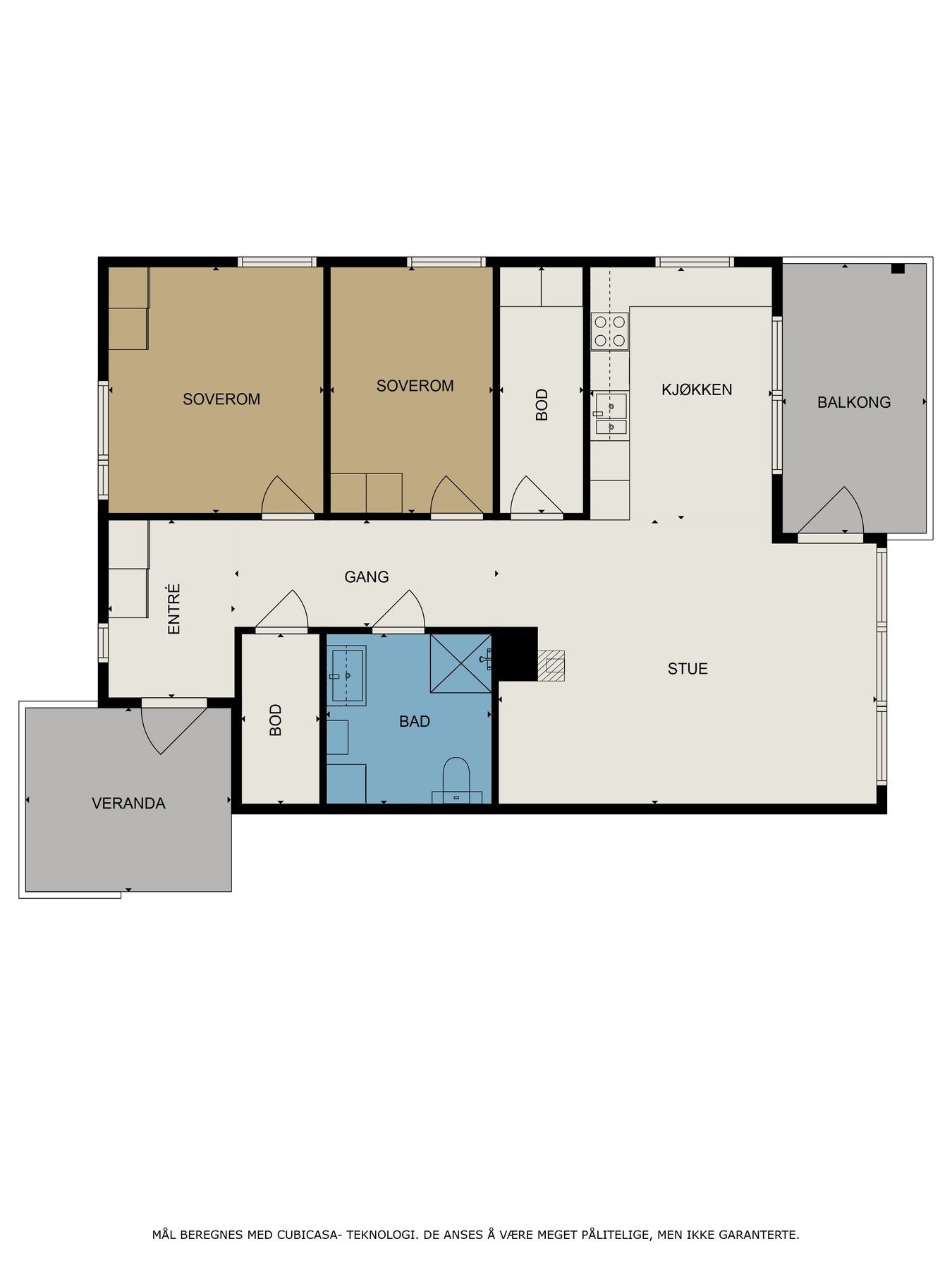 Plantegning Galleribilde