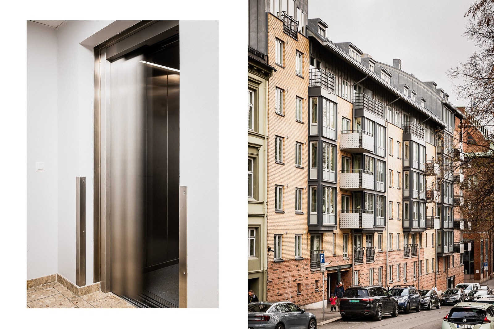 Enkel adkomst med til 8. etasje heis. Galleribilde