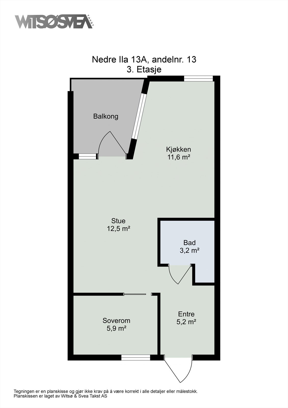 Planskisse Galleribilde