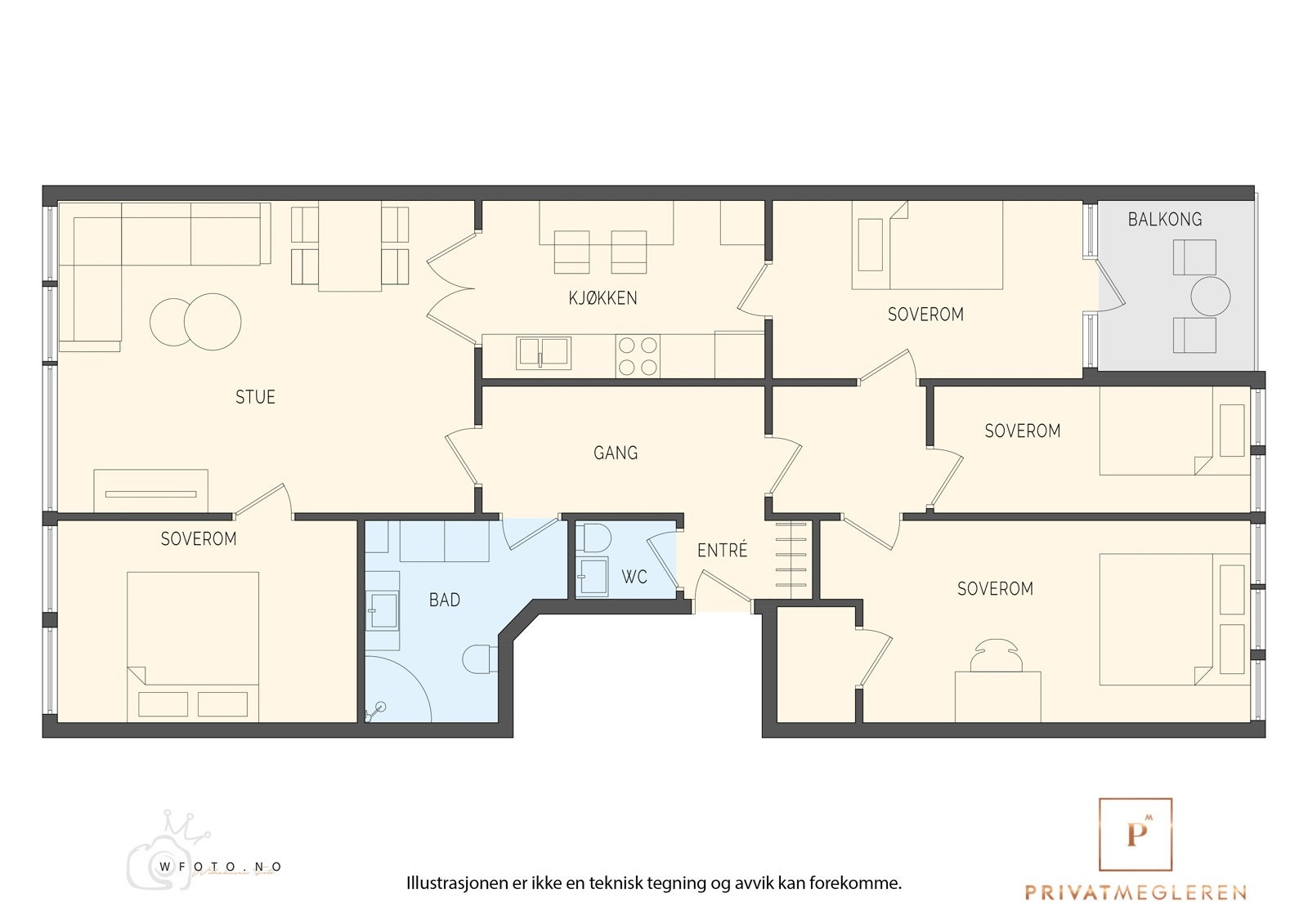 Plantegning Galleribilde