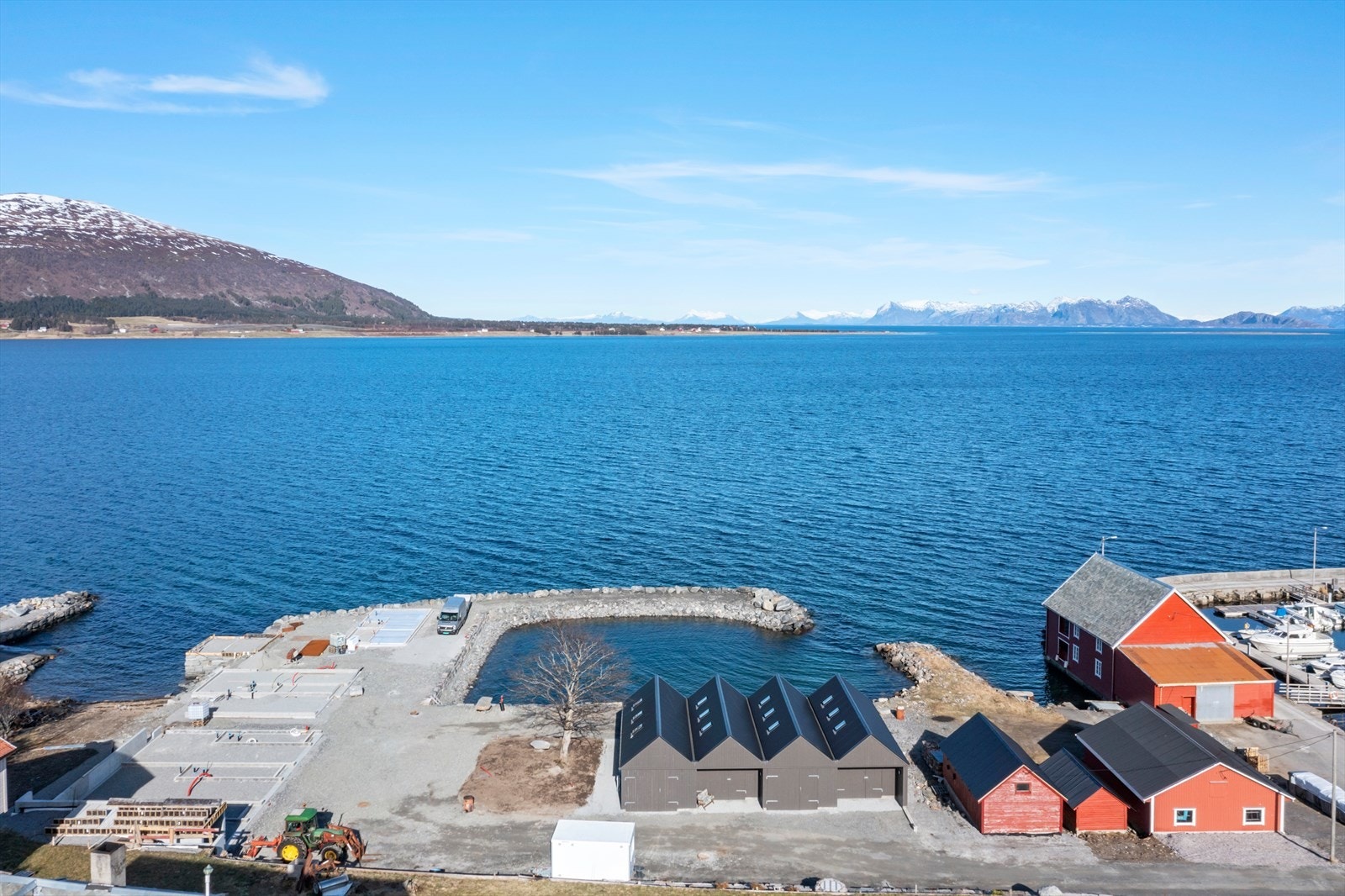 Området sett fra luften Galleribilde