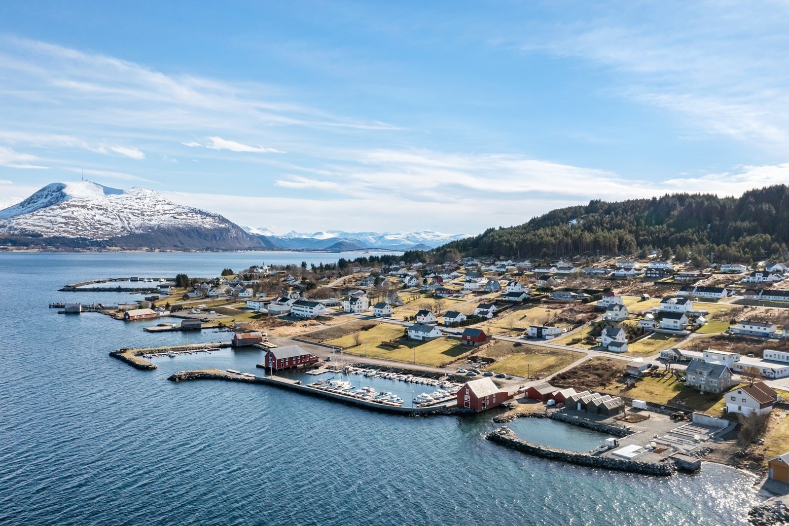 Området sett fra luften Galleribilde