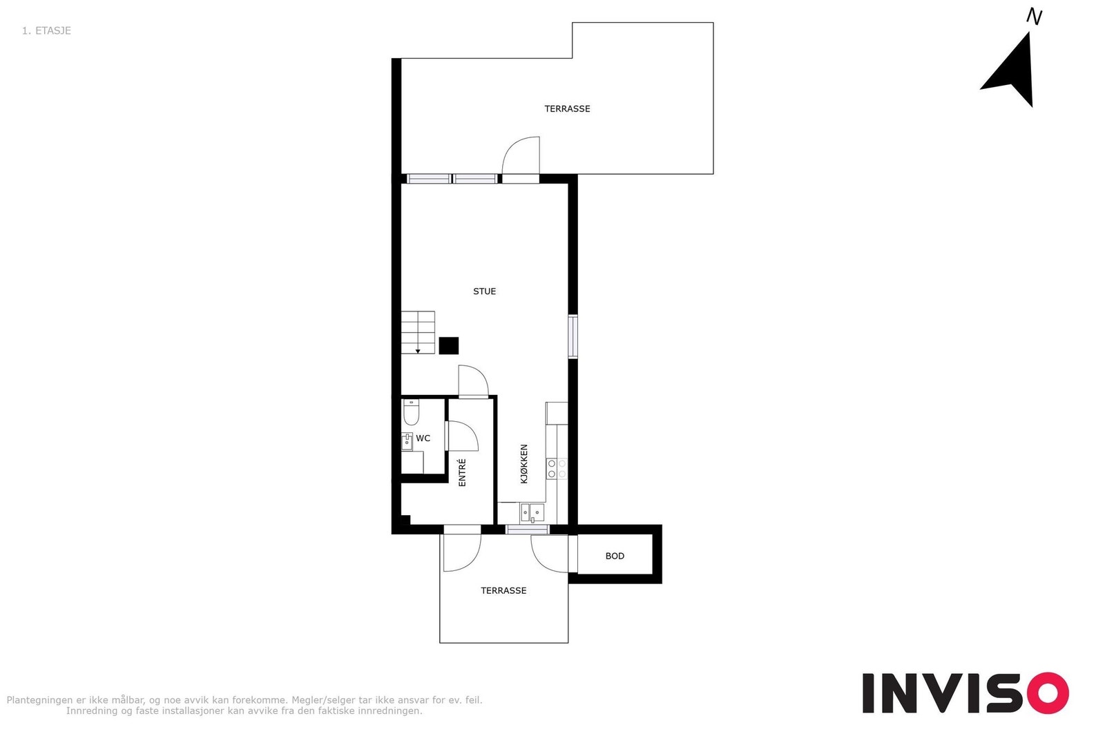 Plantegning 1.etasje. Galleribilde