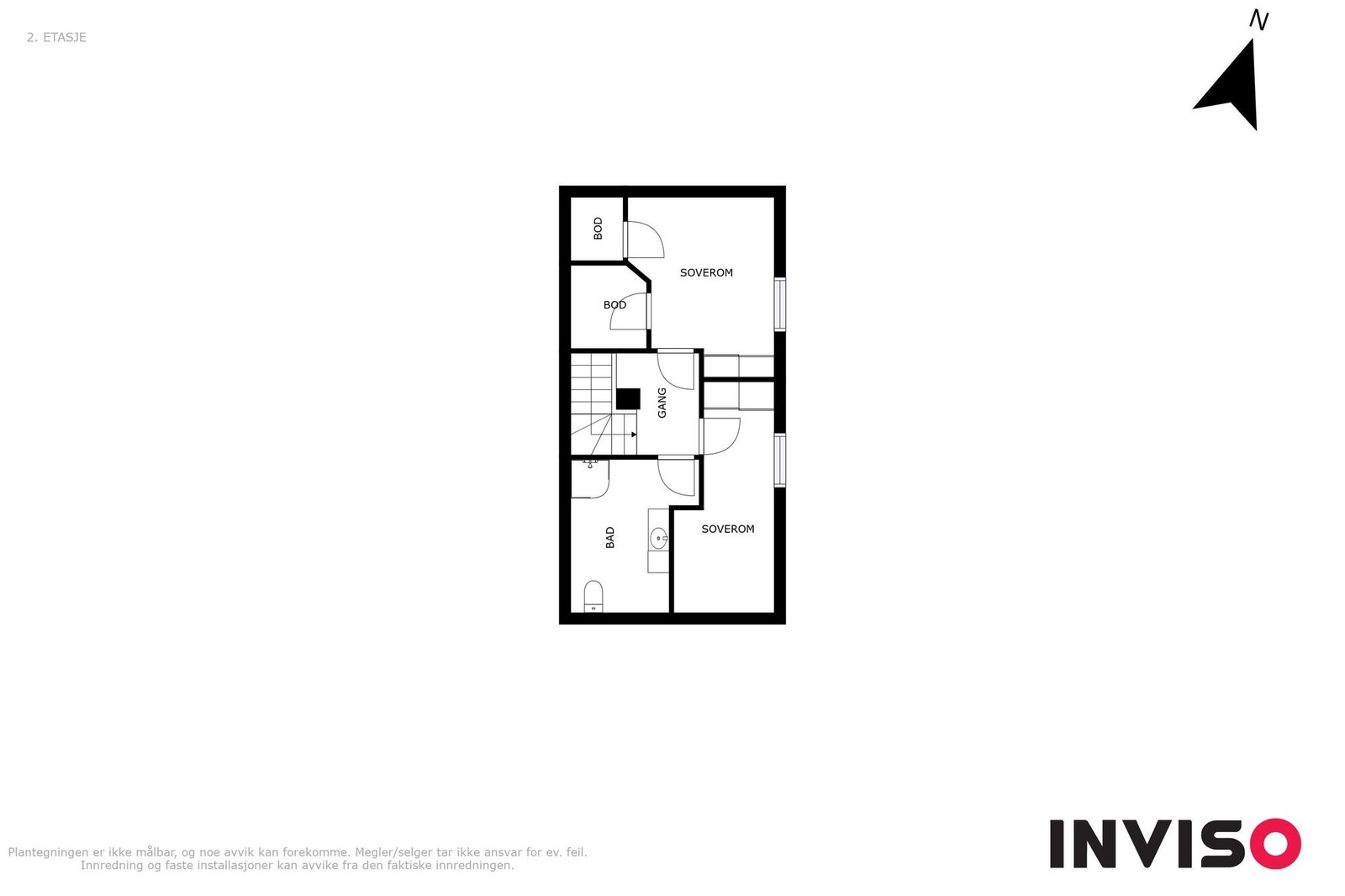 Plantegning 2.etasje. Galleribilde
