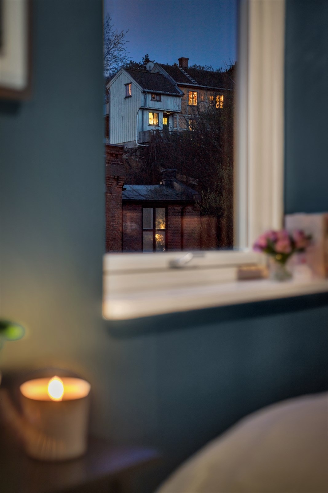 Fint utsyn fra soverommet. Galleribilde