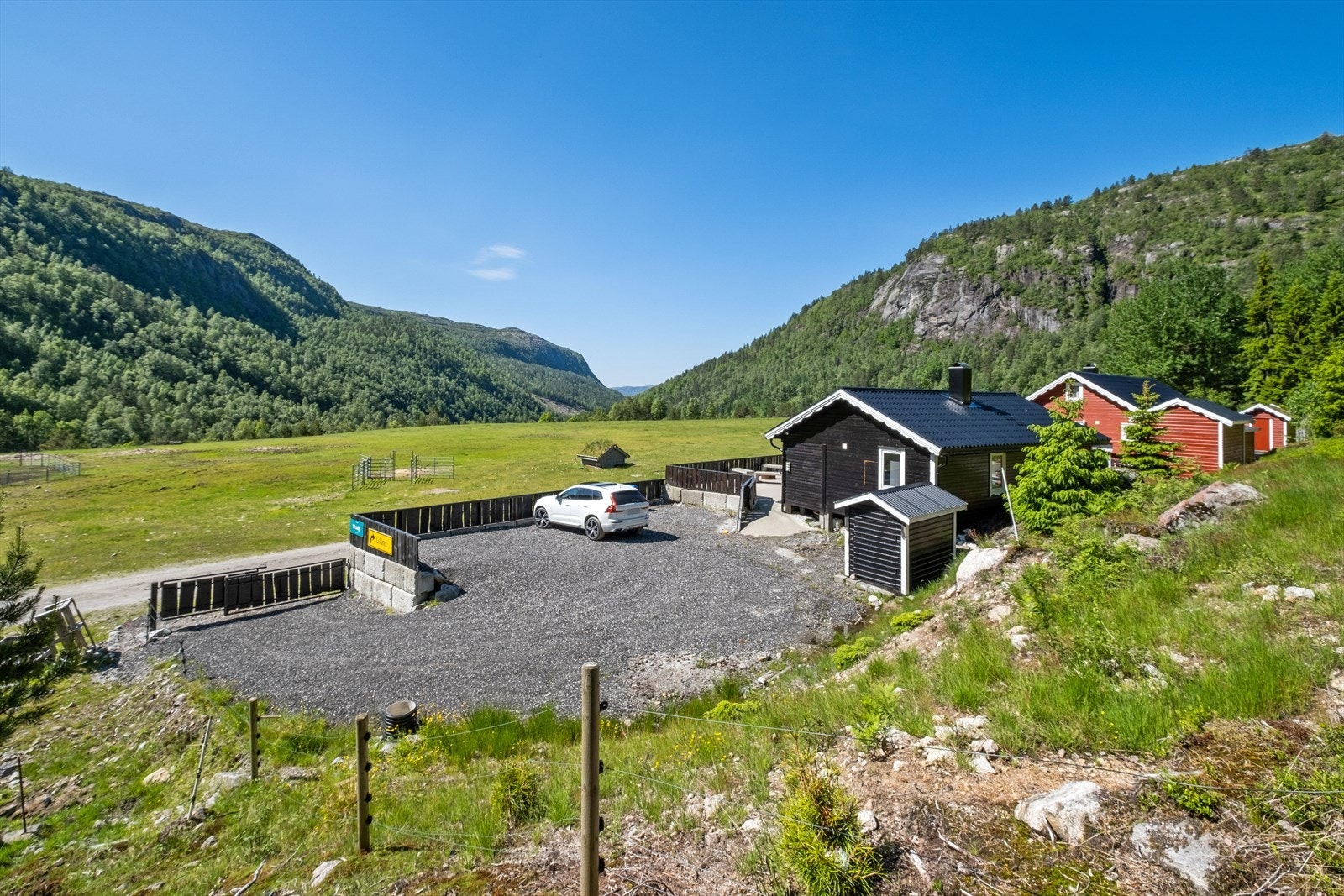 Flott utsikt og rolig område Galleribilde