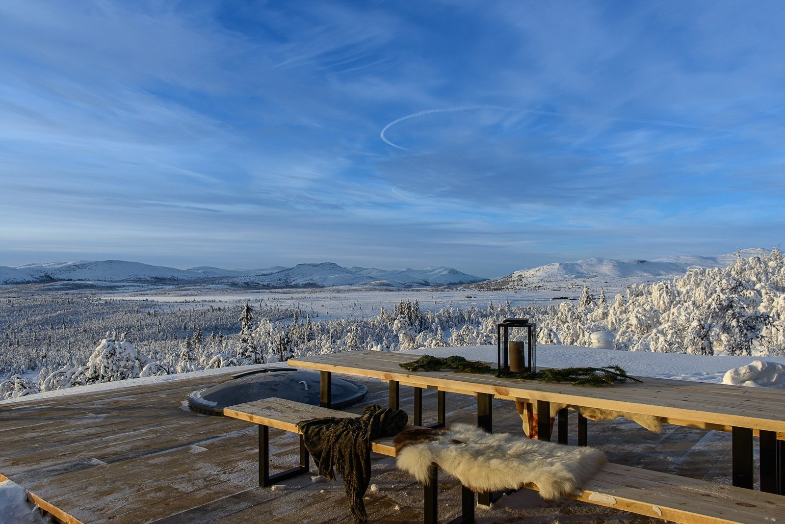Hyttas beliggenhet er virkelig helt unik! Galleribilde