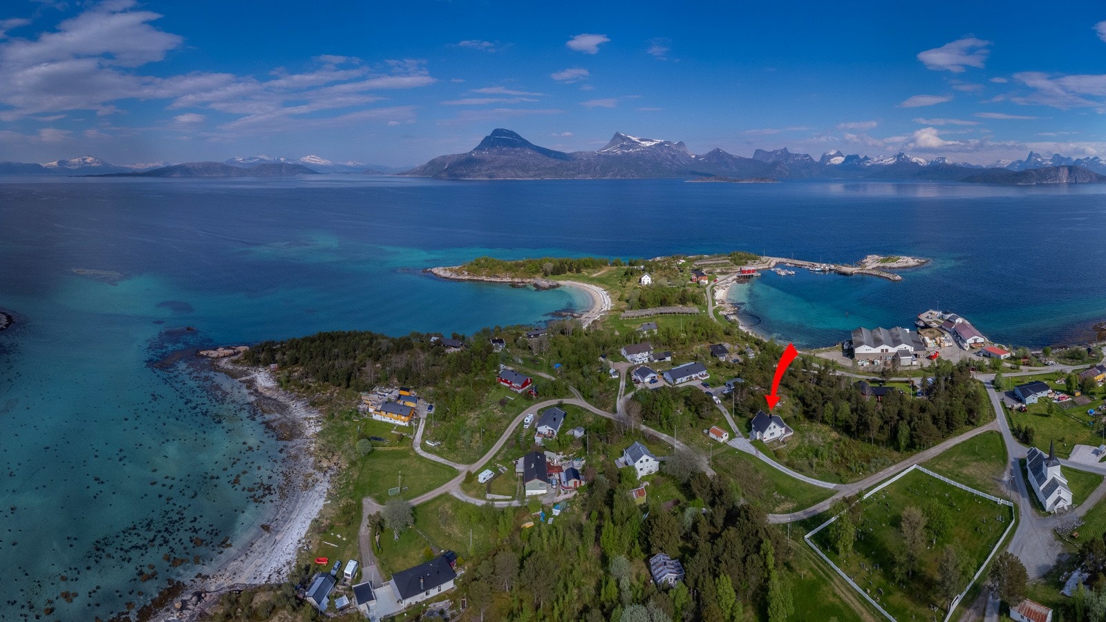 Dronebilde. Galleribilde