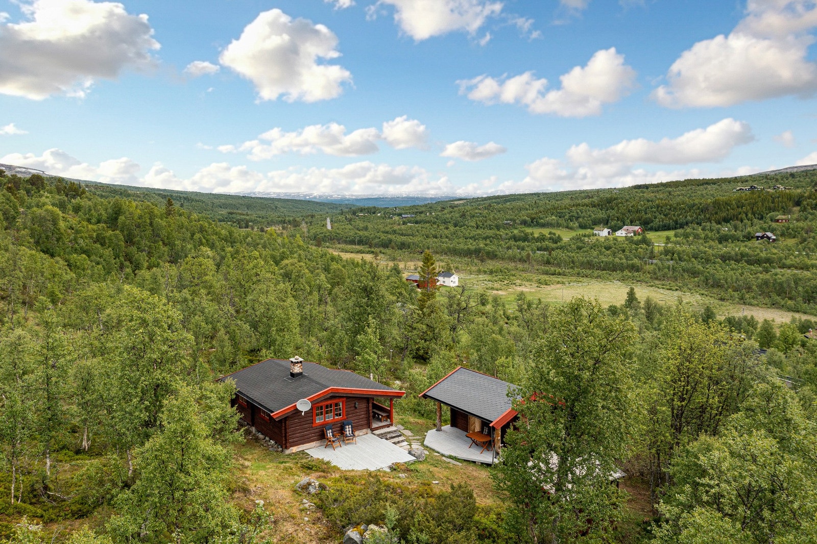 Dronebilde Galleribilde