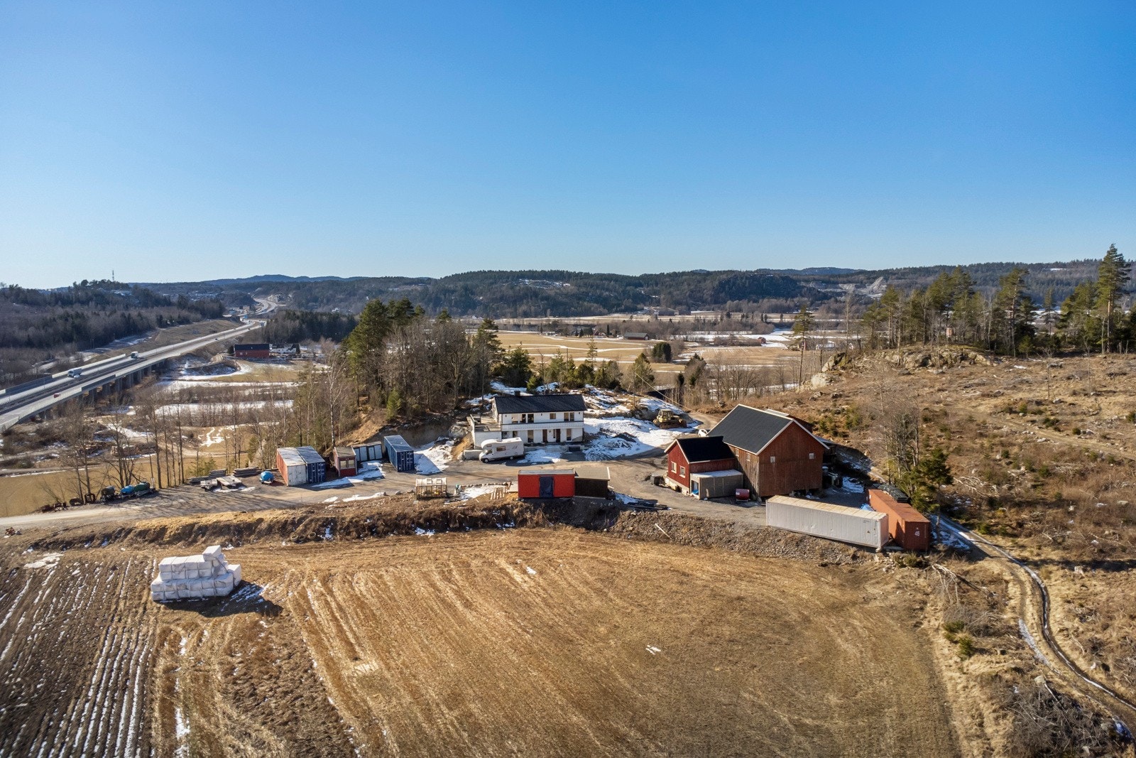 Dronefoto Galleribilde