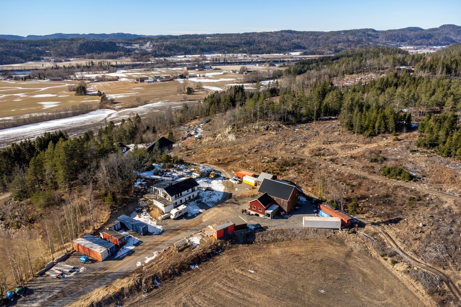 Dronefoto Galleribilde