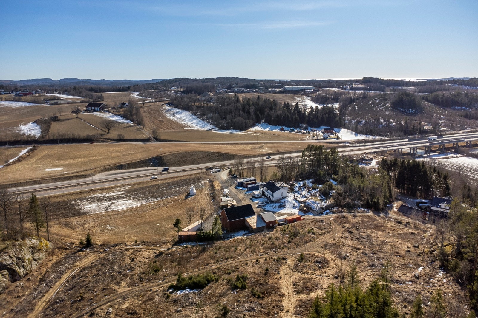 Dronefoto Galleribilde