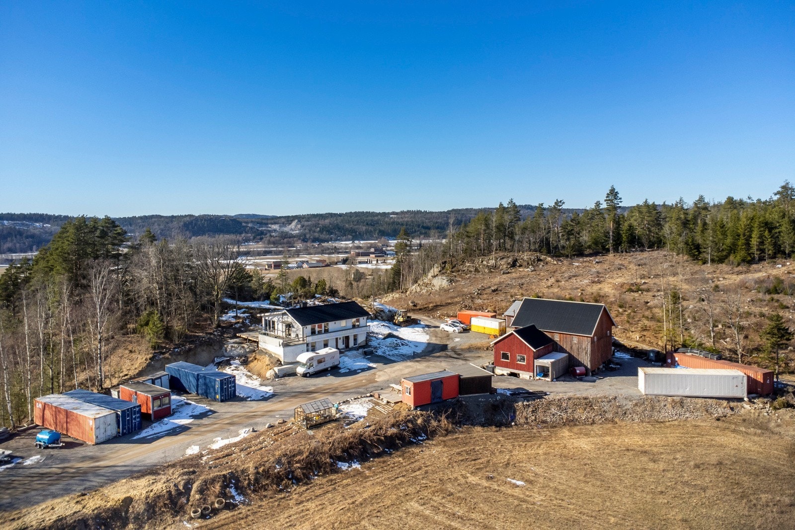 Dronefoto Galleribilde