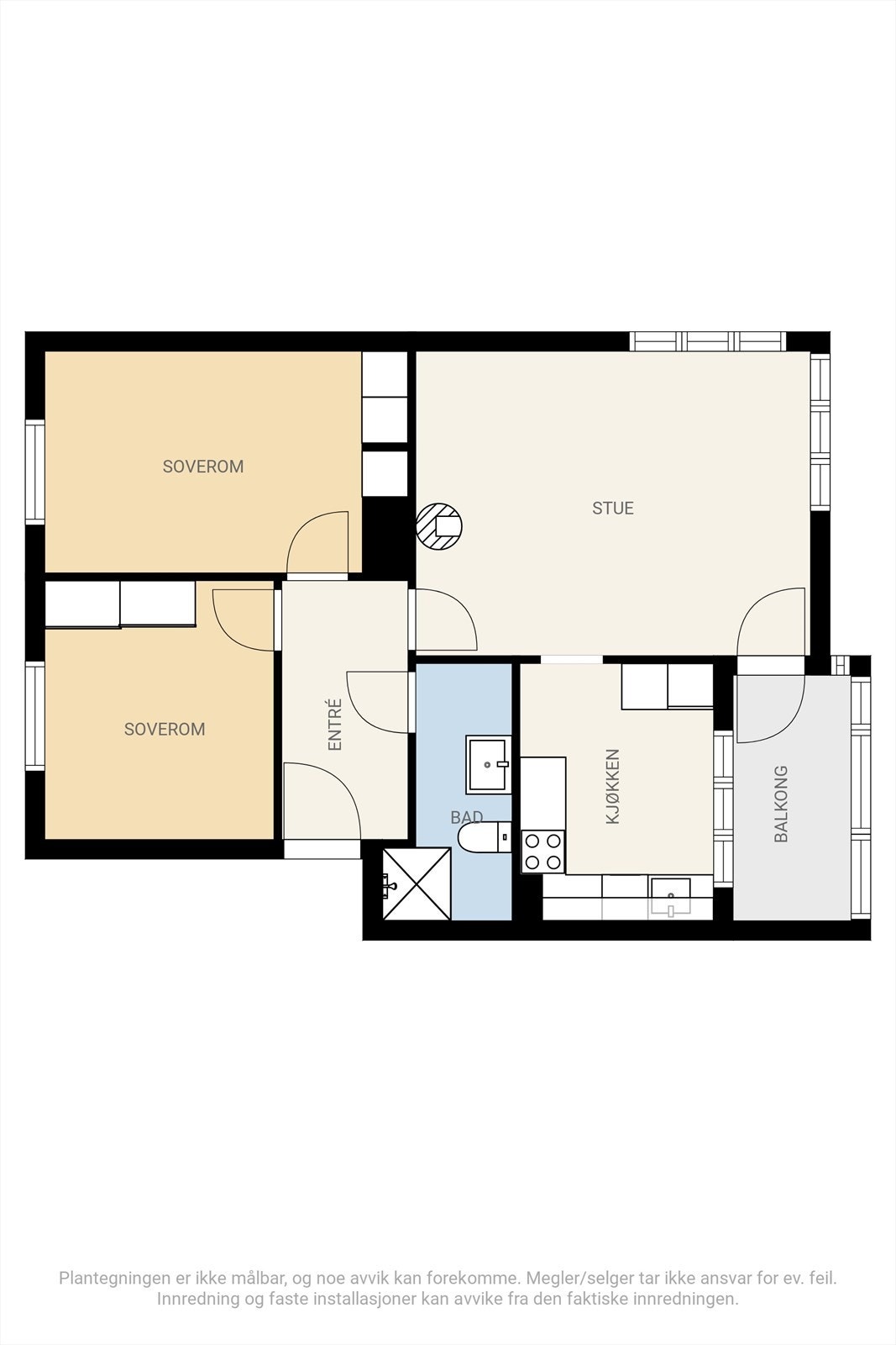 Plantegning Galleribilde